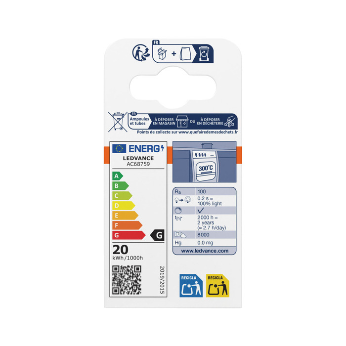 Osram ovnpære G4 20 W 2-pk.